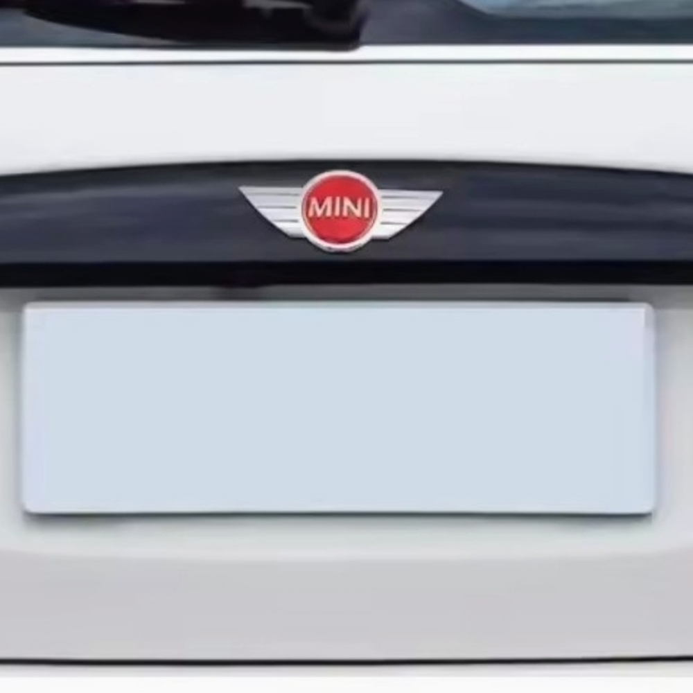 Mini Cooper Metal Logo Car Body Badge Sticker Rear Trunk Boot Emblem - Picture 4 of 5